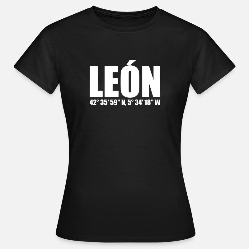 Coordinate di León - Maglietta da donna - nero