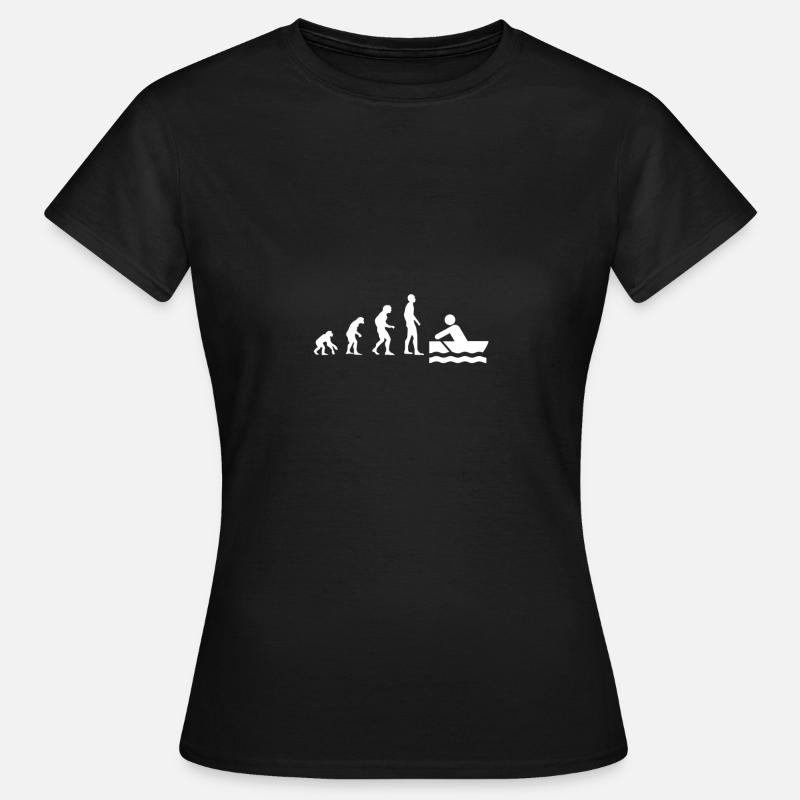 Evolution Rowing Sport Hobby - Women's T-Shirt - black