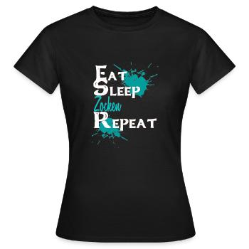 gamble - Women's T-Shirt - black - Front - AI Model Female 172 dark (172cm)