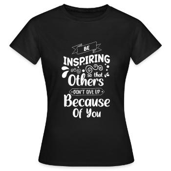 Arbeit Karriere Firma Team - Frauen T-Shirt - Schwarz - Vorne - AI Model Female 172 dark (172cm)