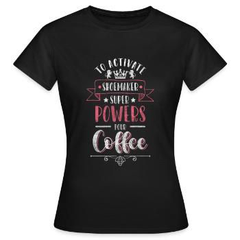 Chaussures d’artisanat - T-shirt Femme - noir - Devant - AI Model Female 172 dark (172cm)