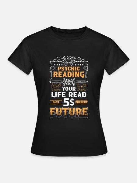 Hellseher Astrologie Hellsehen Sternzeichen - Frauen T-Shirt - Schwarz