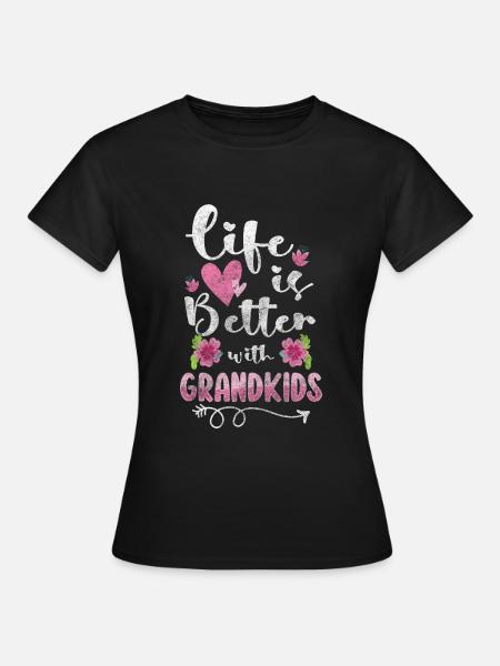 Großeltern Liebe - T-shirt dam - svart