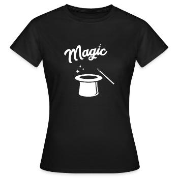 Magic, magic ... - Women's T-Shirt - black - Front - AI Model Female 172 dark (172cm)