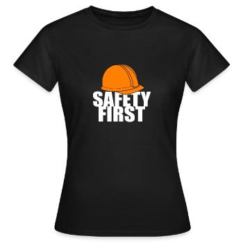 Safety First Safety First Protective Helmet Protect - Women's T-Shirt - black - Front - AI Model Female 172 dark (172cm)