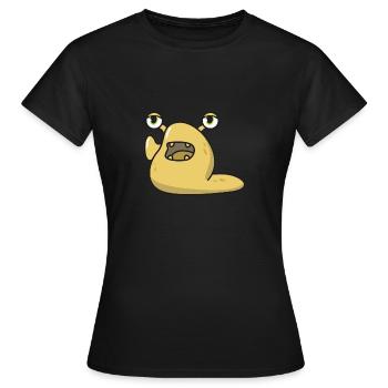 Schnecke Ungeheuer Halloween Geschenk comic lustig - Frauen T-Shirt - Schwarz - Vorne - AI Model Female 172 dark (172cm)