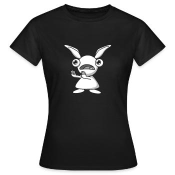 Ungeheuer Ohren Geschenk Halloween Comic fantasy - Frauen T-Shirt - Schwarz - Vorne - AI Model Female 172 dark (172cm)