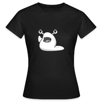Schnecke Ungeheuer Halloween Geschenk comic lustig - Frauen T-Shirt - Schwarz - Vorne - AI Model Female 172 dark (172cm)
