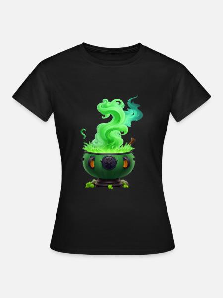 Hexenkessel - Frauen T-Shirt - Schwarz