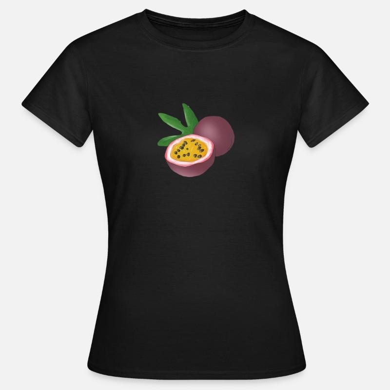 Passion fruit Maracuja fruit - Women's T-Shirt - black
