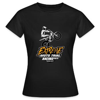 Trial - Trialsport - Moto Trial - Motorcycle Trial - Women's T-Shirt - black - Front - AI Model Female 172 dark (172cm)