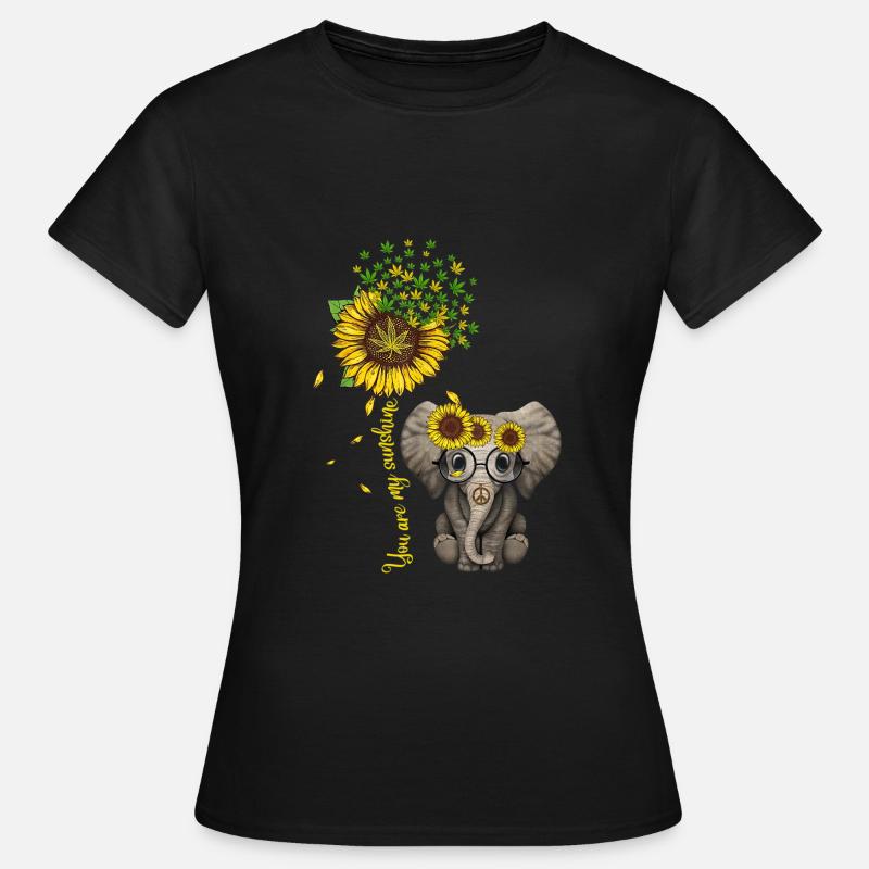 Cannabis Hanf THC 420 - Frauen T-Shirt - Schwarz