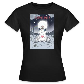 Love Me! Toad No.1 - Women's T-Shirt - black - Front - AI Model Female 172 dark (172cm)