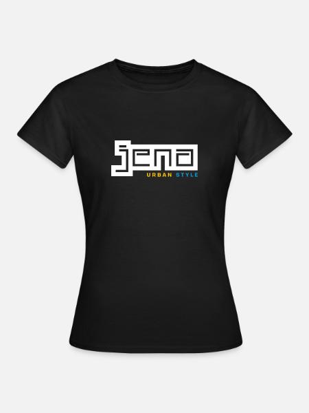 Jena Urban Style - Frauen T-Shirt - Schwarz