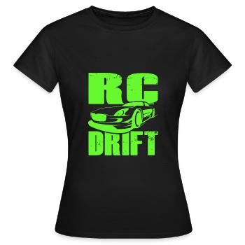 RC - dérive - T-shirt Femme - noir - Devant - AI Model Female 172 dark (172cm)