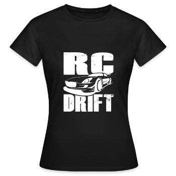 RC - dérive - T-shirt Femme - noir - Devant - AI Model Female 172 dark (172cm)