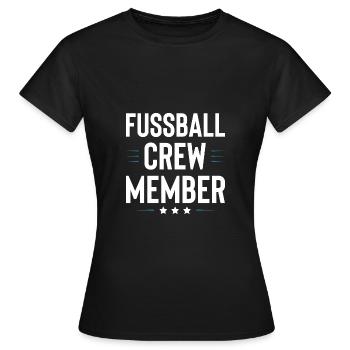 Équipe de football - T-shirt Femme - noir - Devant - AI Model Female 172 dark (172cm)