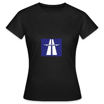 autoroute - T-shirt Femme - noir - Devant - AI Model Female 172 dark (172cm)