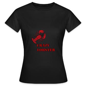 crazy lobster - Frauen T-Shirt - Schwarz - Vorne - AI Model Female 172 dark (172cm)