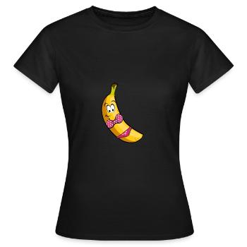 sexy banana - Frauen T-Shirt - Schwarz - Vorne - AI Model Female 172 dark (172cm)