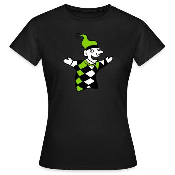kasperle - Kasperletheater - 3 - Frauen T-Shirt - Schwarz - Vorne - AI Model Female 172 dark (172cm)