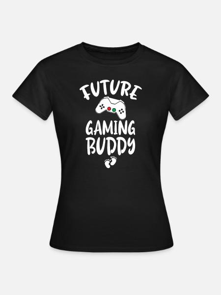 Future Gaming Buddy - Baby - Frauen T-Shirt - Schwarz