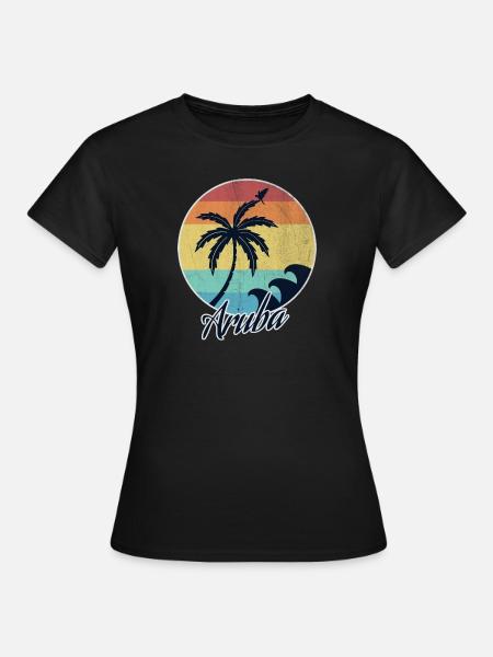 Aruba - Frauen T-Shirt - Schwarz