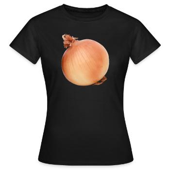 onion - Women's T-Shirt - black - Front - AI Model Female 172 dark (172cm)