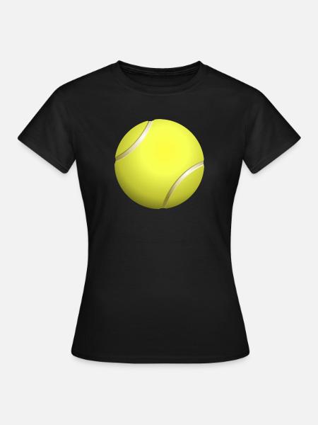 balle de tennis - T-shirt Femme - noir