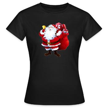 Weihnachtsgeschenk - Frauen T-Shirt - Schwarz - Vorne - AI Model Female 172 dark (172cm)