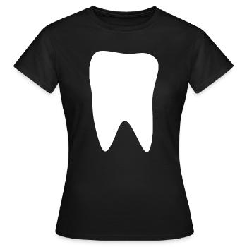 Dent Dents, Dents, Dentiste - T-shirt Femme - noir - Devant - AI Model Female 172 dark (172cm)