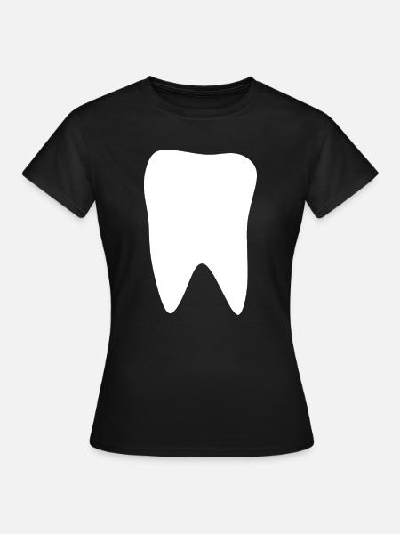Dent Dents, Dents, Dentiste - T-shirt Femme - noir