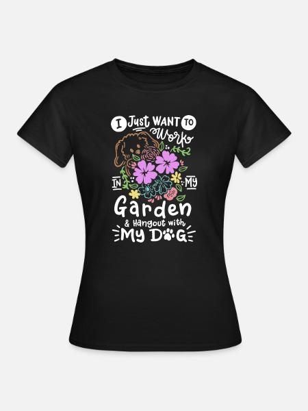 Garten Gärtner - Frauen T-Shirt - Schwarz