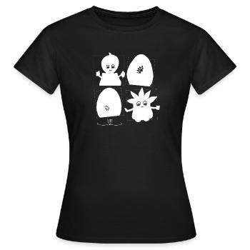 Peace Rebel - Les Gardiens d'Orbis - T-shirt Femme - noir - Devant - AI Model Female 172 dark (172cm)