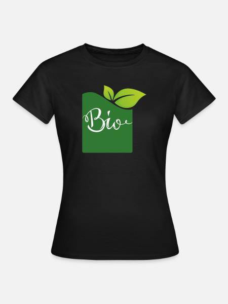 bio - Frauen T-Shirt - Schwarz