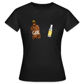 Polygin Tonic - Women's T-Shirt - black - Front - AI Model Female 172 dark (172cm)
