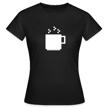 Cup - Women's T-Shirt - black - Front - AI Model Female 172 dark (172cm)