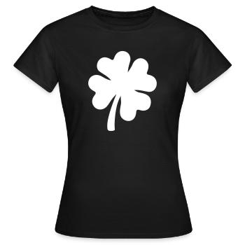 Trèfle - T-shirt Femme - noir - Devant - AI Model Female 172 dark (172cm)