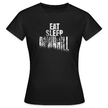 Downhill Gift Downhiller chemise - T-shirt Femme - noir - Devant - AI Model Female 172 dark (172cm)