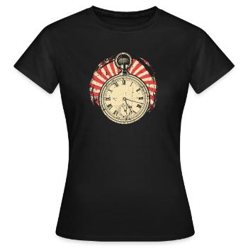 Uhrmacher Uhr - Frauen T-Shirt - Schwarz - Vorne - AI Model Female 172 dark (172cm)