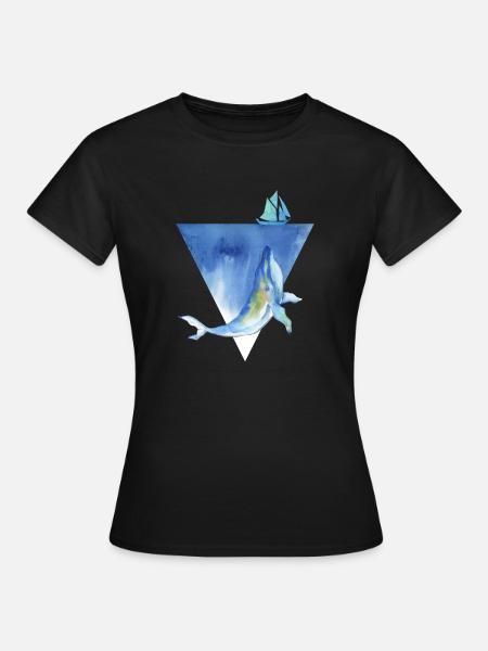 Wal Wal Wal - Frauen T-Shirt - Schwarz