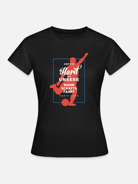 Mannschaftsfahrt - Frauen T-Shirt - Schwarz