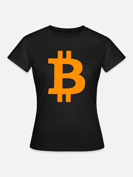 Bitcoin - Frauen T-Shirt - Schwarz