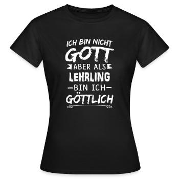 LEHRLING - Frauen T-Shirt - Schwarz - Vorne - AI Model Female 172 dark (172cm)