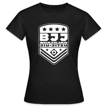 Brazilian Jiu-Jitsu Logo - Frauen T-Shirt - Schwarz - Vorne - AI Model Female 172 dark (172cm)