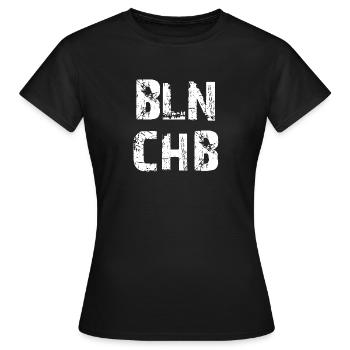 Berlin Charlottenburg Capitale Allemagne Ville - T-shirt Femme - noir - Devant - AI Model Female 172 dark (172cm)