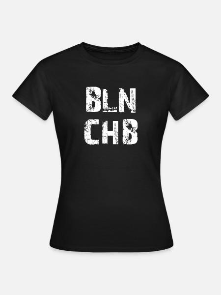 Berlin Charlottenburg Hauptstadt Deutschland Stadt - Frauen T-Shirt - Schwarz