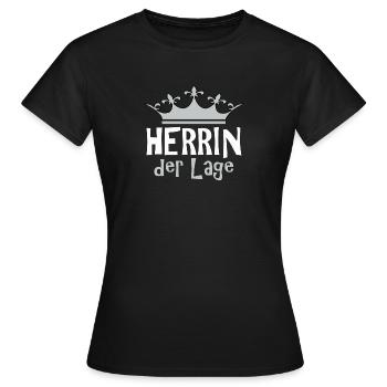 Herrin der Lage - Frauen T-Shirt - Schwarz - Vorne - AI Model Female 172 dark (172cm)