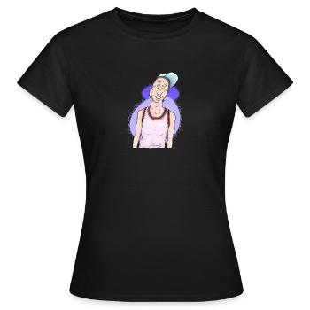 Enfant cool - T-shirt Femme - noir - Devant - AI Model Female 172 dark (172cm)
