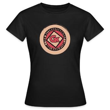 VEB beverage combine - Women's T-Shirt - black - Front - AI Model Female 172 dark (172cm)